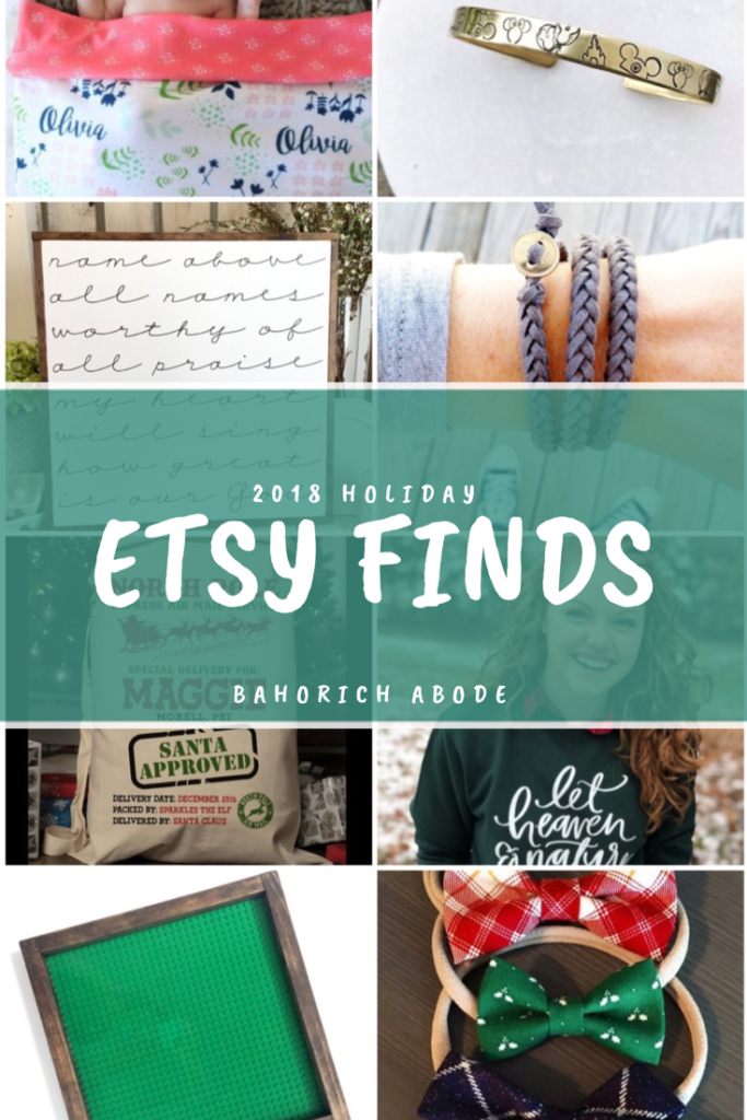 2018 Christmas Etsy Finds